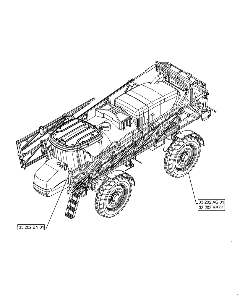 Схема запчастей Case IH PATRIOT 2250 - (33.000.00) - SECTION INDEX - BRAKES & CONTROLS (33) - BRAKES & CONTROLS