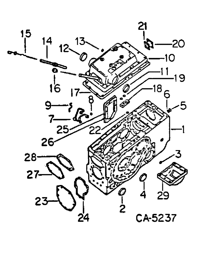 Схема запчастей Case IH HYDRO 186 - (07-17) - DRIVE TRAIN, REAR FRAME AND COVERS (04) - Drive Train