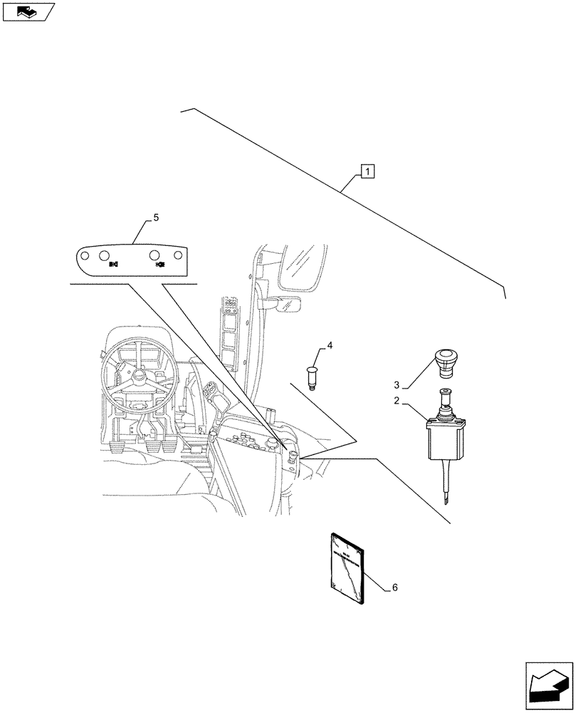 Схема запчастей Case IH PUMA 200 - (88.035.13[01]) - DIA KIT - FRONT PTO FOR SUSPENDED AND STD AXLES, PTO RATIO 1853 ERPM - SWITCH (88) - ACCESSORIES