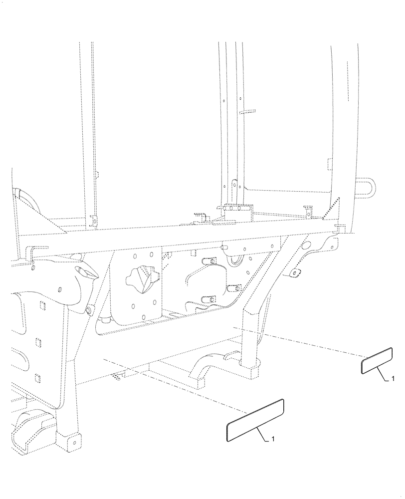 Схема запчастей Case IH FARMALL 45C - (90.114.020) - REFLECTOR (90) - PLATFORM, CAB, BODYWORK AND DECALS