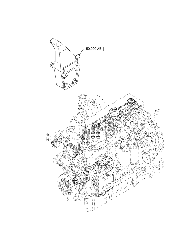 Схема запчастей Case IH F4DE9684L J112 - (50.000.00) - SECTION INDEX - CAB CLIMATE CONTROL (50) - CAB CLIMATE CONTROL