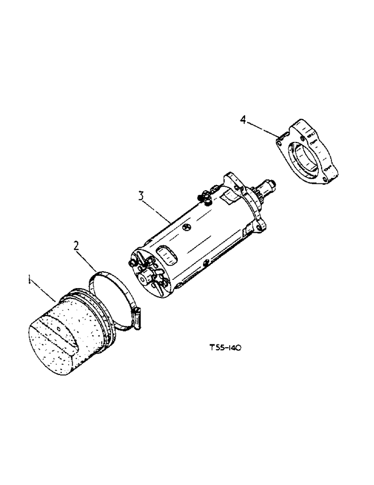 Схема запчастей Case IH 276 - (6-58) - STARTER MOTOR AND CRANKCASE COLD STARTING ATTACHMENT (04) - ELECTRICAL SYSTEMS