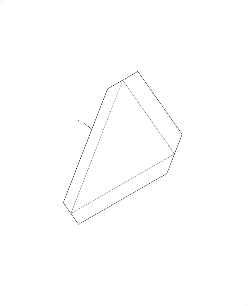 Схема запчастей Case IH MAGNUM 2654 - (90.108.AC[03]) - SLOW MOVING VEHICLE EMBLEM (90) - PLATFORM, CAB, BODYWORK AND DECALS