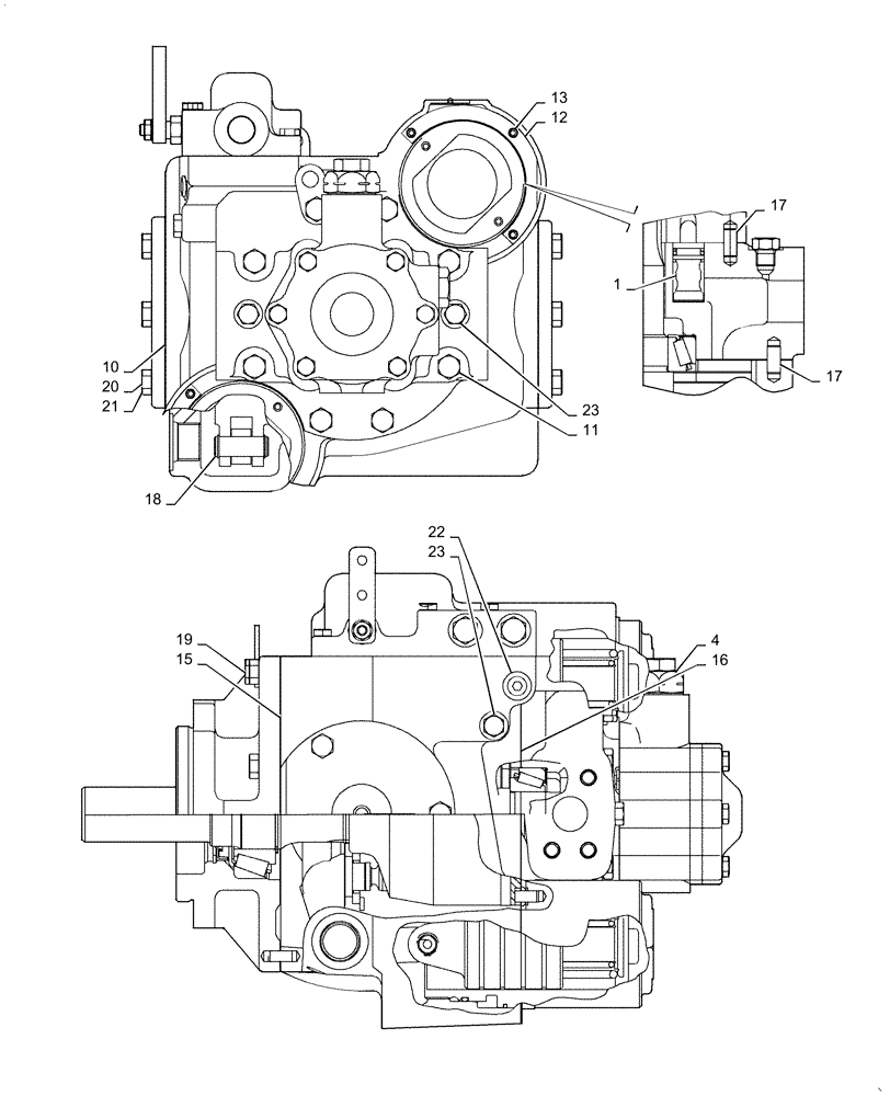 Схема запчастей Case IH 5088 - (29.218.AO[03]) - HYDROSTATIC PUMP ASSY (105 CC/REV) (29) - HYDROSTATIC DRIVE