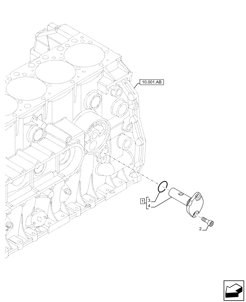 Схема запчастей Case IH F2CFP614E H003 - (10.304.AM) - PRESSURE CONTROL VALVE (10) - ENGINE