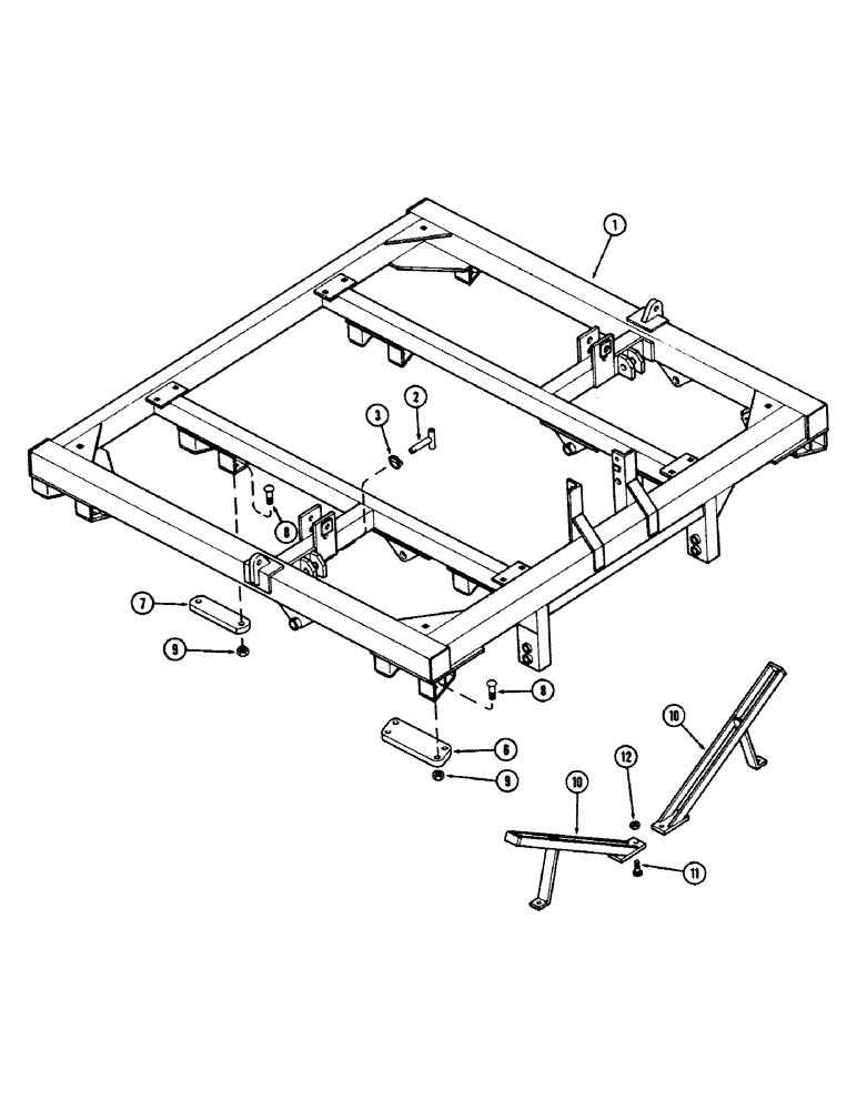 Схема запчастей Case IH E30 - (006) - MAIN FRAME 