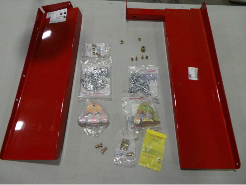 Схема запчастей Case IH SB551 - (88.511.01) - KIT TRIPLE PURPOSE BALE CHUTE (88) - ACCESSORIES