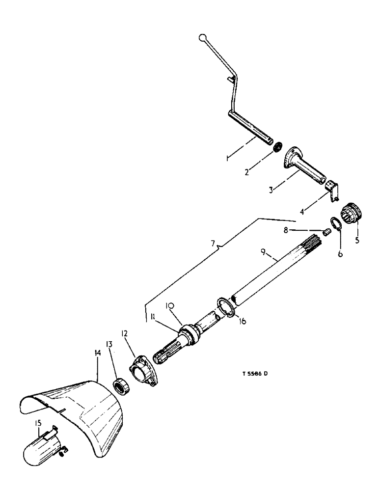 Схема запчастей Case IH 276 - (6-25) - REAR P.T.O., CONSTANT RUNNING P.T.O. ATTACHMENT (06) - POWER TRAIN
