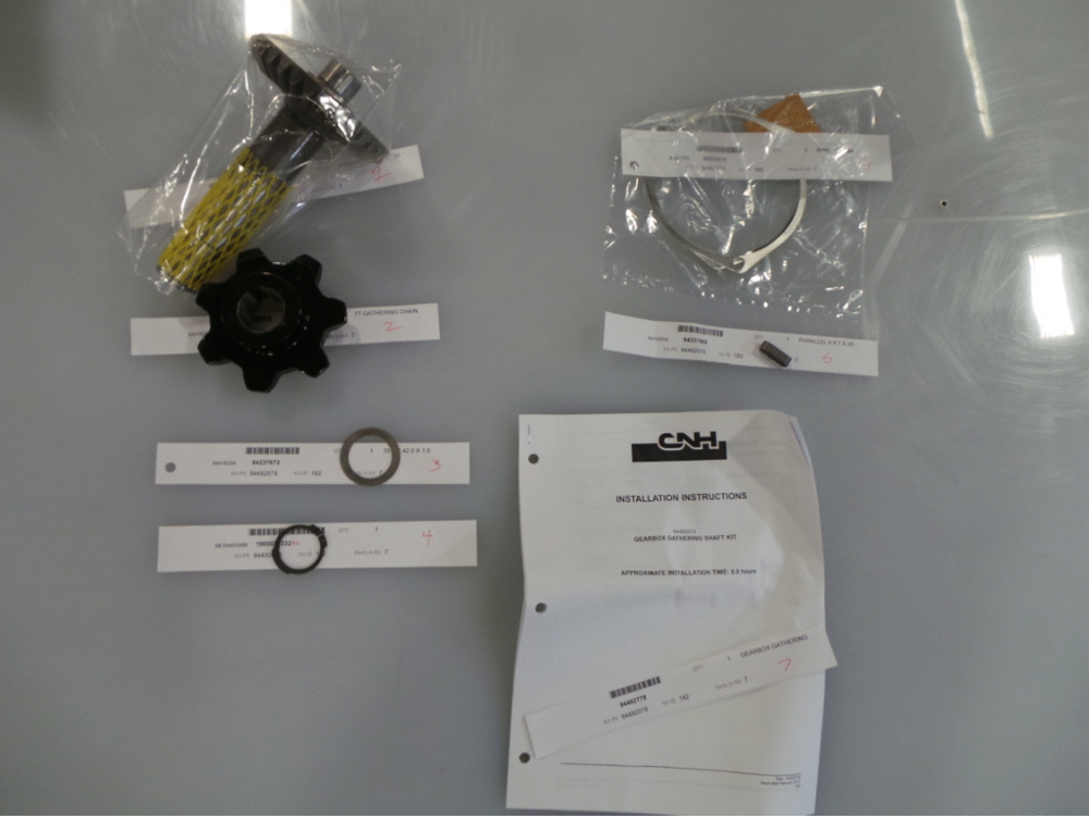 Схема запчастей Case IH 3408-70 - (20.18.22) - KIT GEARBOX SHAFT (88) - ACCESSORIES