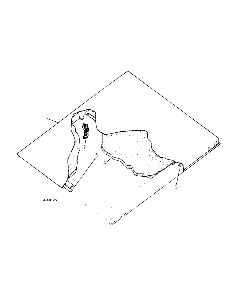 Схема запчастей Case IH 354 - (6-79) - ATTACHMENTS, CAB ROOF Attachments
