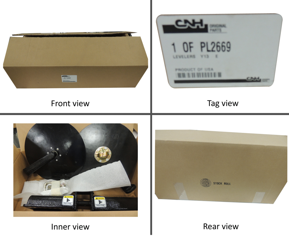 Схема запчастей Case IH CONCORD - (B36[01]) - KIT LEVEL DUAL ARM 