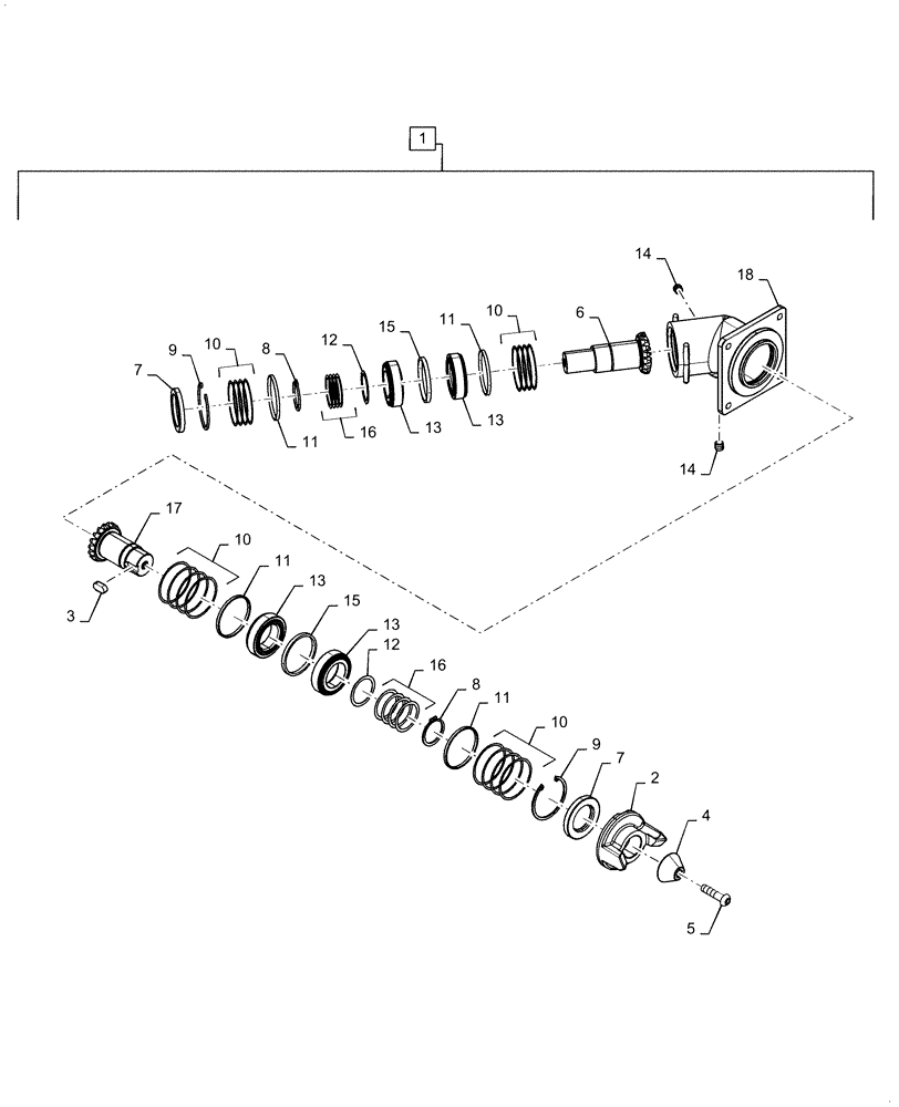 Схема запчастей Case IH 5088 - (80.150.BK) - BUBBLE-UP AUGER GEARBOX (80) - CROP STORAGE/UNLOADING