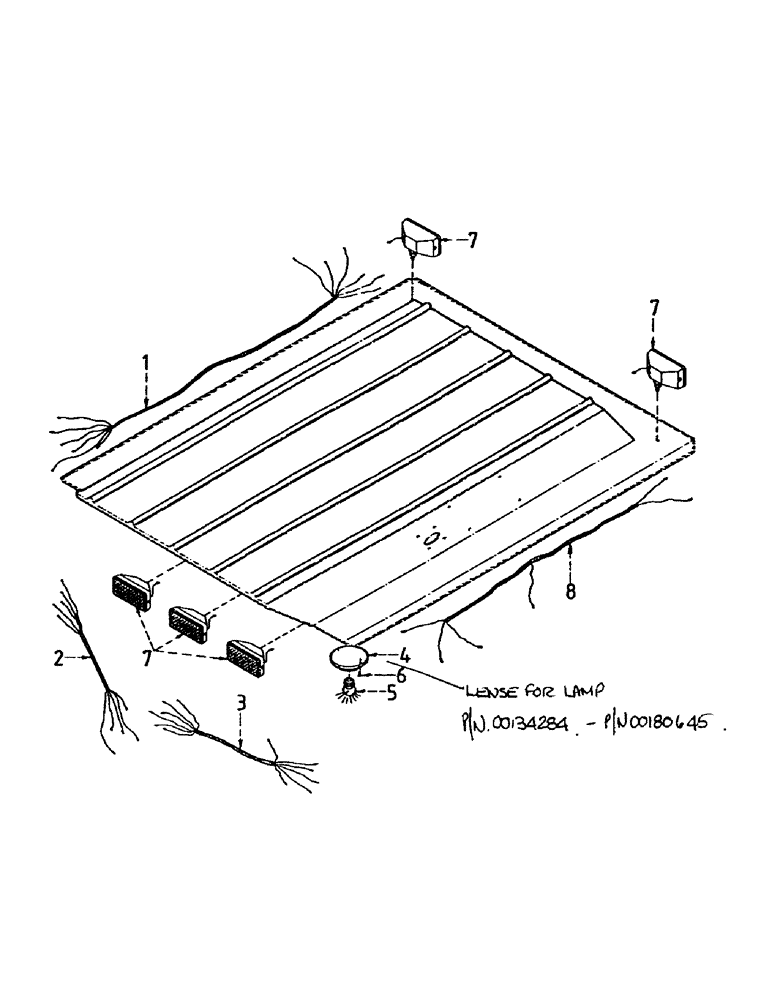 Схема запчастей Case IH 7700 - (A04-10) - MAINFRAME, LIGHTS (Jul 16 2004 11:36:00.0012 PM) Mainframe & Functioning Components