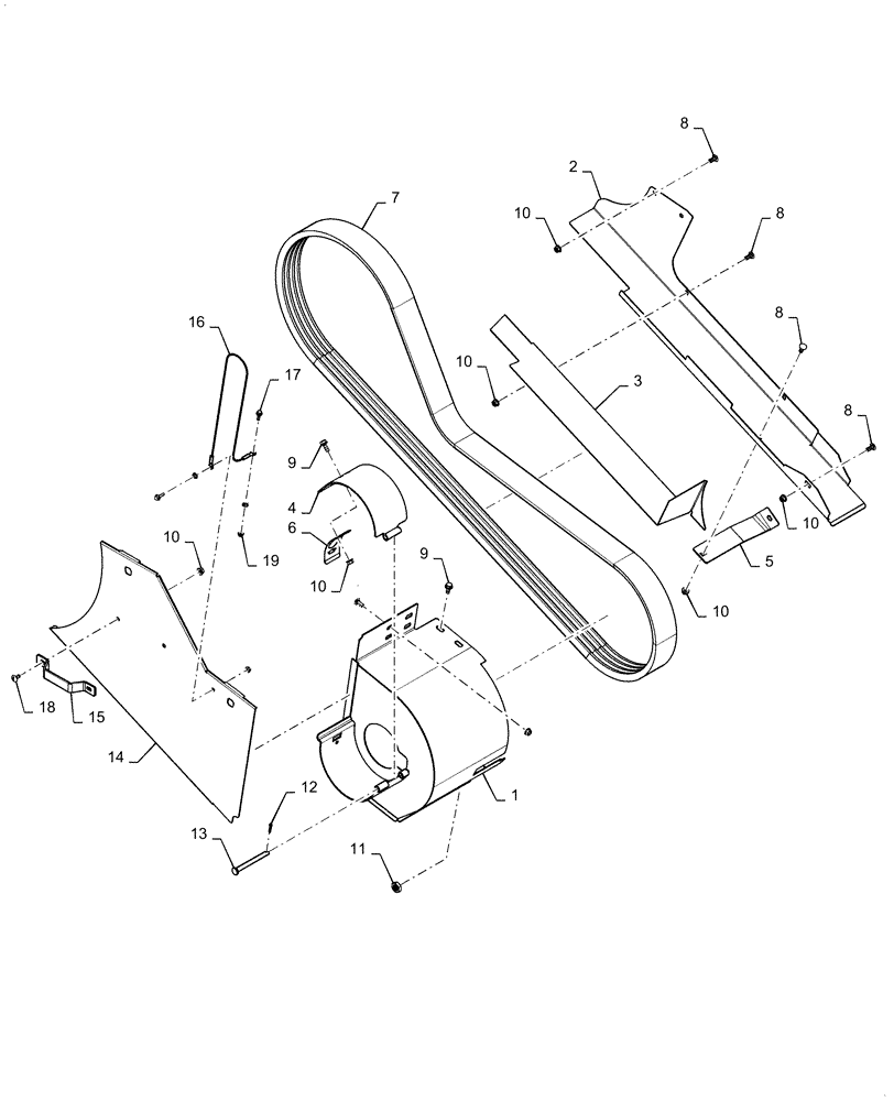 Схема запчастей Case IH 7088 - (60.120.AI[03]) - VAR - 425125, 425088, 425086, 425084 - HEADER DRIVE, STONE TRAP (60) - PRODUCT FEEDING