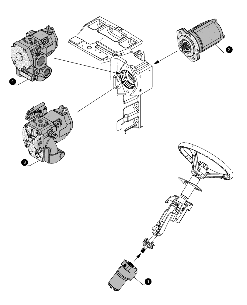 Схема запчастей Case IH PUMA 165 - (05.100.04[05]) - MAINTENANCE PARTS - PUMPS (05) - SERVICE & MAINTENANCE
