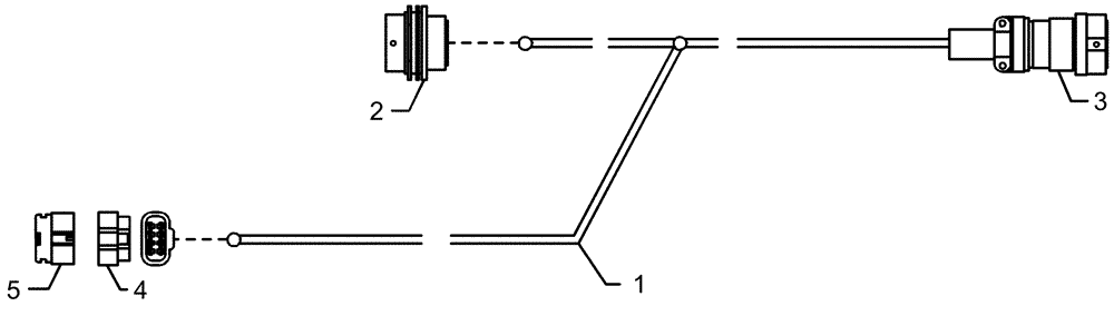 Схема запчастей Case IH 1230 - (55.100.28) - ELECTRICAL - HARNESS, ACCUROW POWER, STACKER, 84226303 (55) - ELECTRICAL SYSTEMS