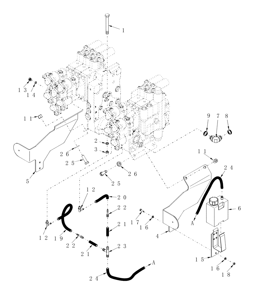 Схема запчастей Case IH STEIGER 435 - (08-31[01]) - HYDRAULIC REMOTE CONTROL VALVE, EUROPE (08) - HYDRAULICS