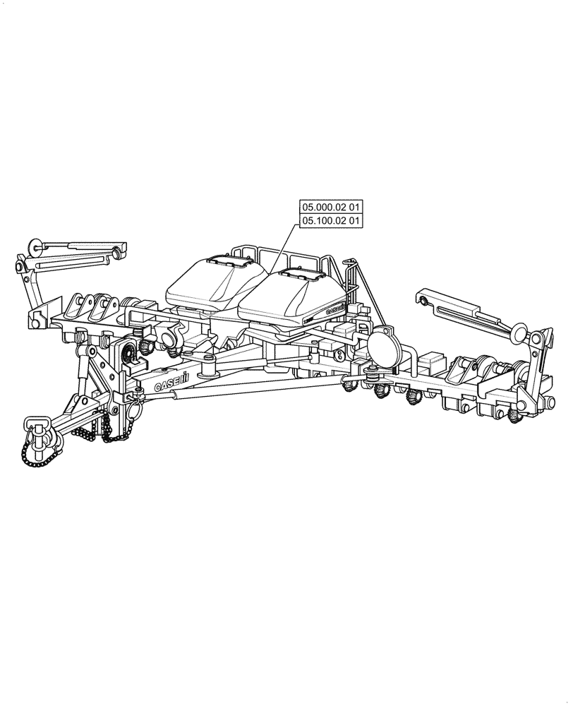 Схема запчастей Case IH 1255 - (05.000.00[01]) - SECTION INDEX - SERVICE & MAINTENANCE (05) - SERVICE & MAINTENANCE