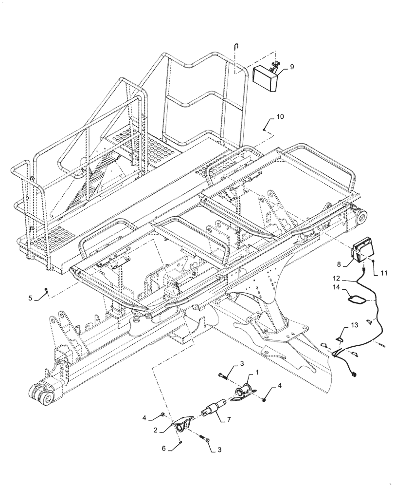 Схема запчастей Case IH 2150 - (79.100.AC[05]) - BULK FILL WEIGH SCALE (79) - PLANTING