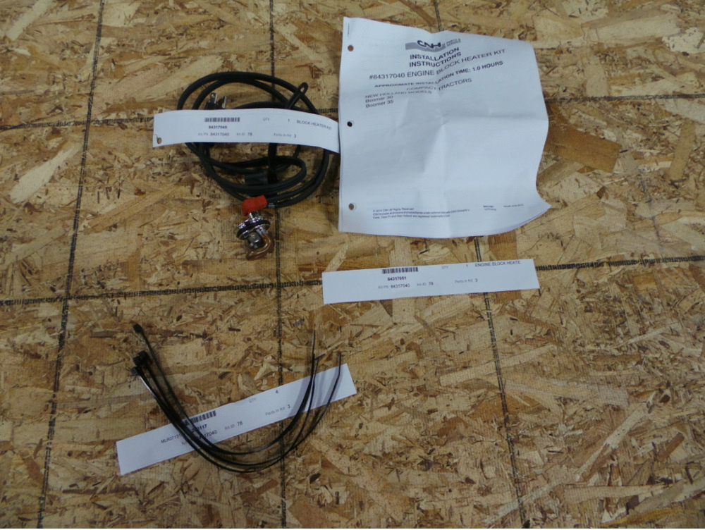 Схема запчастей Case IH FARMALL 30B - (88.100.12) - DIA KIT, ENGINE BLOCK HEATER (88) - ACCESSORIES