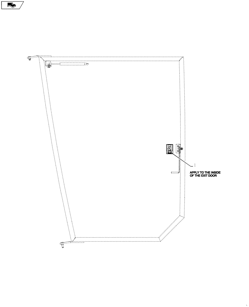 Схема запчастей Case IH 4420 - (10-014) - DECAL, CAB GROUP (13) - DECALS