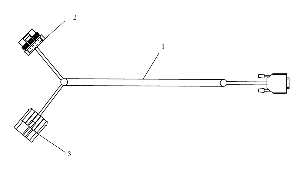 Схема запчастей Case IH 1200PT - (A.50.A[07]) - HARNESS EZ-GUIDE FLAT 5 ADAPTER 87517434 A - Distribution Systems