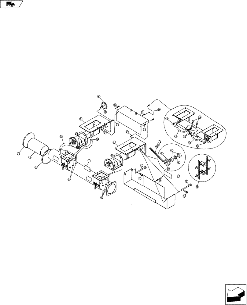 Схема запчастей Case IH 9000 - (29.200.01) - SINGLE DRIVE (29) - HYDROSTATIC DRIVE