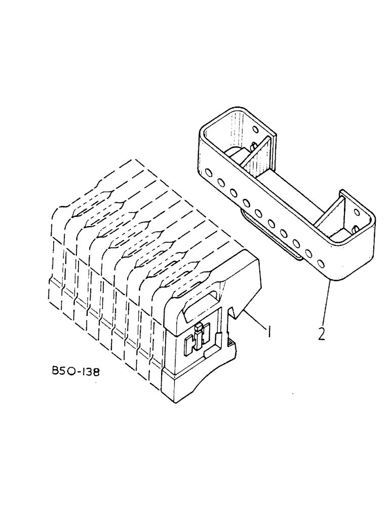 Схема запчастей Case IH 784 - (09-12) - FRAME, FRONT END WEIGHTS, ALL WHEEL DRIVE (12) - FRAME