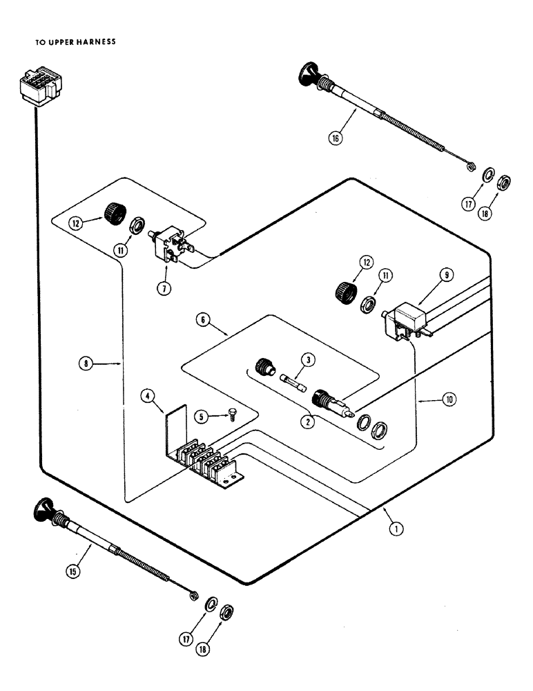 Схема запчастей Case IH 870 - (311A) - CAB, INSTRUMENT PANEL, CONTROLS & WIRING, WITHOUT AIR CONDITIONER, HINSON (09) - CHASSIS/ATTACHMENTS
