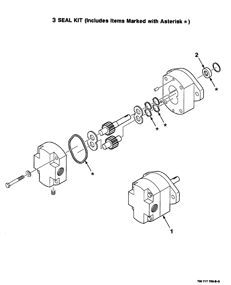 Схема запчастей Case IH 8576 - (08-026) - HYDRAULIC MOTOR ASSEMBLY, 700717759 HYDRAULIC MOTOR ASSEMBLY COMPLETE (07) - HYDRAULICS