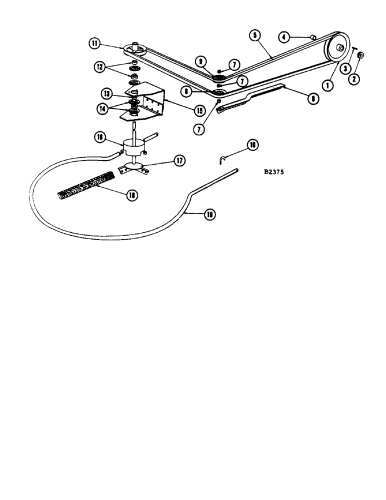 Схема запчастей Case IH 1060 - (196) - STRAWSPREADER ATTACHMENT (73) - RESIDUE HANDLING