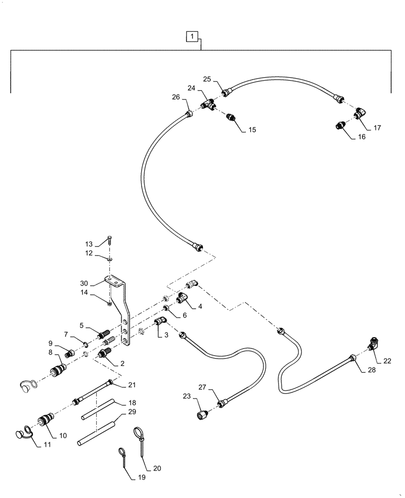 Схема запчастей Case IH BHA102 - (35.525.080[02]) - VAR - 717914016 - HYDRAULIC KIT - T4 CONFIGURATION (35) - HYDRAULIC SYSTEMS