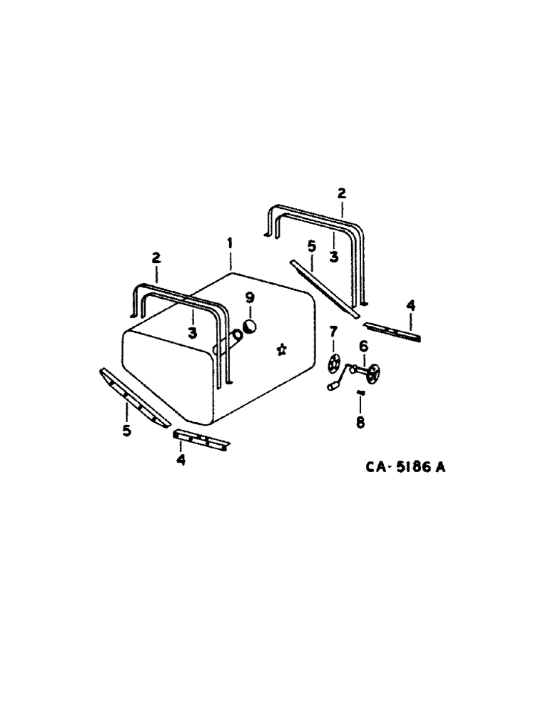 Схема запчастей Case IH 1480 - (12-06) - POWER, FUEL TANK, SERIAL NO. 1500 AND BELOW Power