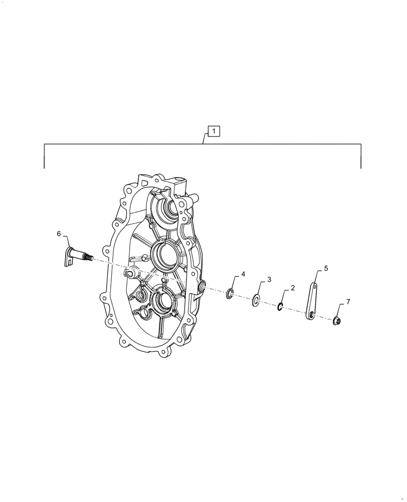 Схема запчастей Case IH SCOUT XL - (21.100.02[06]) - TRANSMISSION, SHIFTING UNIT & BELLCRANK (SEPT 14 2011 - MAY 17 2013) (21) - TRANSMISSION