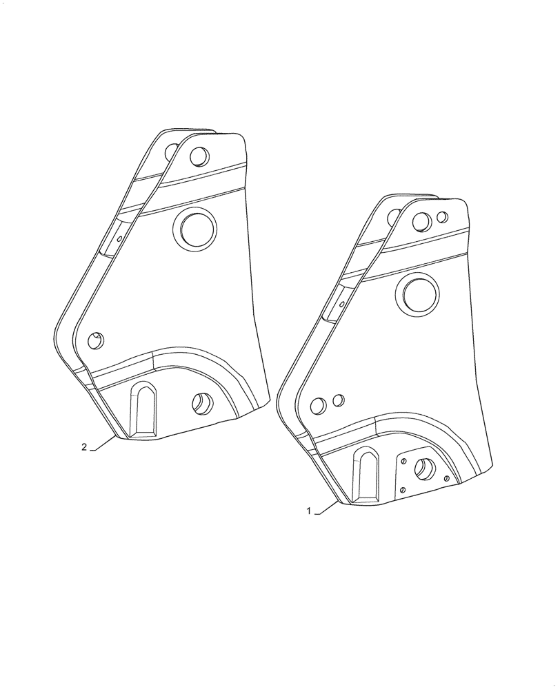 Схема запчастей Case IH L760 - (82.100.AG[11]) - BEARING BOX - NSL (82) - FRONT LOADER & BUCKET