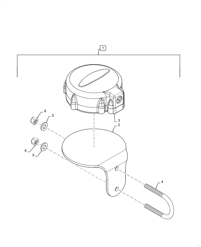 Схема запчастей Case IH 4955 - (88.100.55[03]) - KIT, GPS SPEED SENSOR (88) - ACCESSORIES