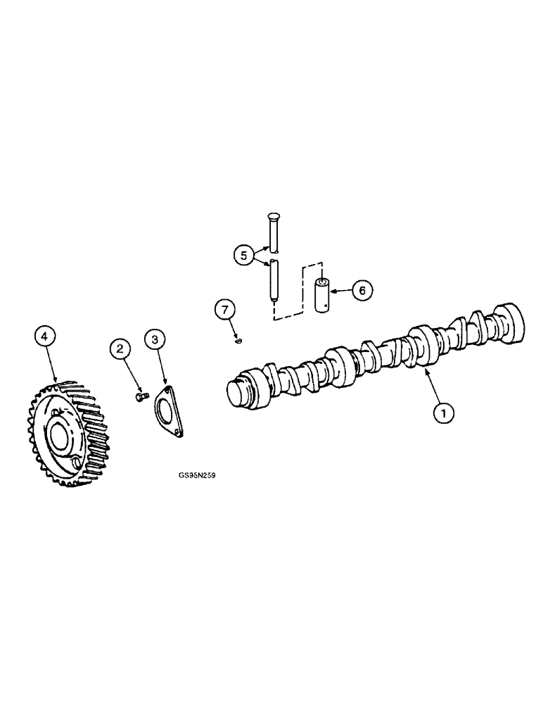 Схема запчастей Case IH DT-414 - (9C-14) - CAMSHAFT AND RELATED PARTS 