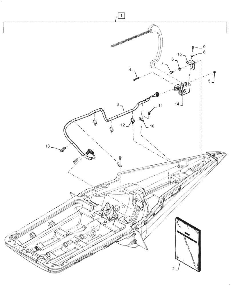 Схема запчастей Case IH 4408-30 - (88.058.12[01]) - KIT, BEI TO BOSCH CONVERSION (88) - ACCESSORIES