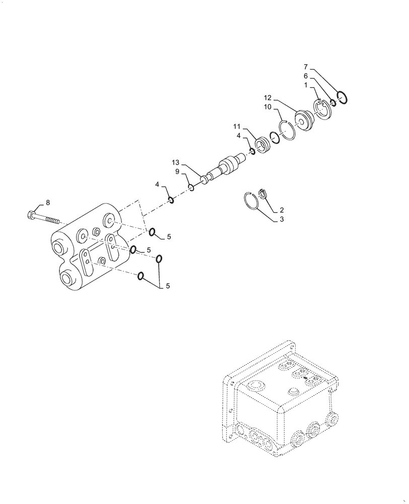 Схема запчастей Case IH PUMA1654 - (35.322.AD[03]) - LOW PRESSURE, MANIFOLD, RELATED PARTS (35) - HYDRAULIC SYSTEMS