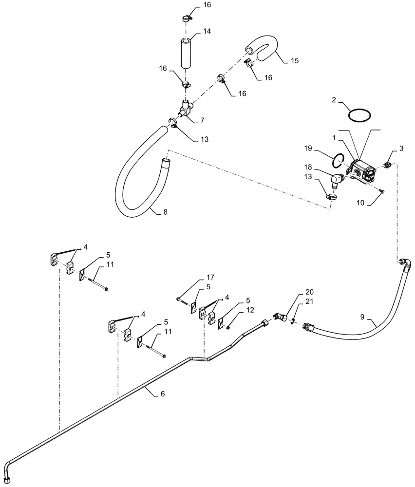 Схема запчастей Case IH AF4088 - (88.100.35[02]) - DIA KIT, HYDRAULIC REEL DRIVE (88) - ACCESSORIES