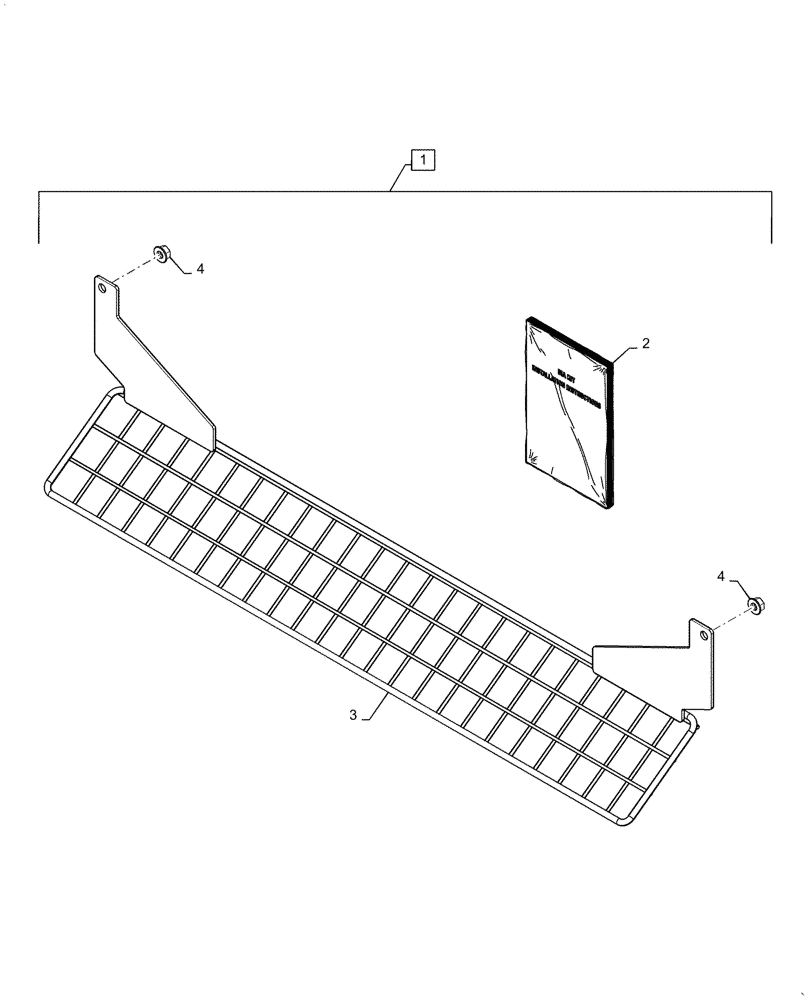 Схема запчастей Case IH 7088 - (88.100.25[02]) - DIA KIT, WIRE SHIELD (88) - ACCESSORIES