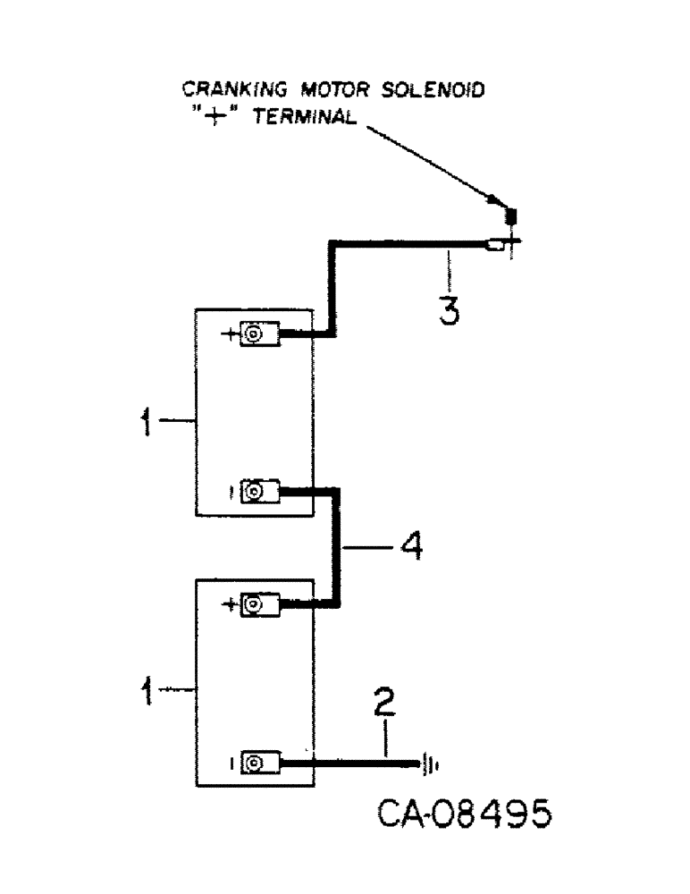 Схема запчастей Case IH 4366 - (08-07) - ELECTRICAL, BATTERY AND CONNECTIONS, 4366 TRACTORS (06) - ELECTRICAL