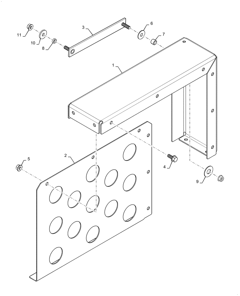Схема запчастей Case IH 5088 - (90.100.BJ[04]) - ROTOR DOOR COVER (90) - PLATFORM, CAB, BODYWORK AND DECALS