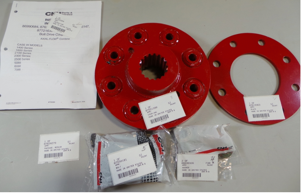 Схема запчастей Case IH 7088 - (88.100.66[06]) - DIA KIT, ROTOR COUPLING, 17 TOOTH (88) - ACCESSORIES