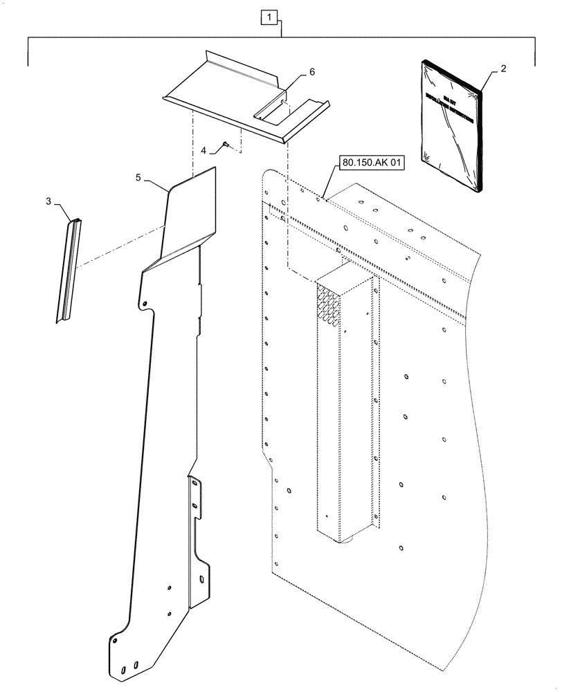 Схема запчастей Case IH 5088 - (88.100.10[04]) - DIA KIT, WATER TRAP (88) - ACCESSORIES