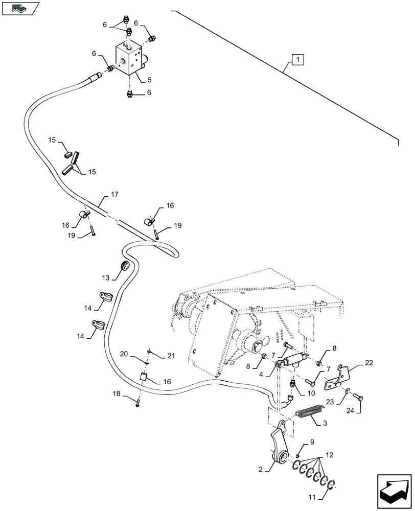 Схема запчастей Case IH LB324R - (88.035.002[01]) - DIA KIT: PICK-UP STOP KIT - HIGH PERFORMANCE - D137 (88) - ACCESSORIES