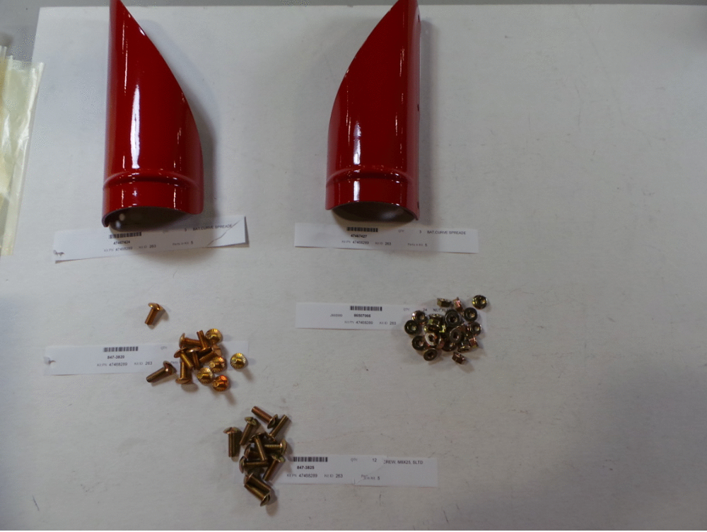 Схема запчастей Case IH 7140 - (88.100.93) - KIT HIGH WEAR PADDLE (88) - ACCESSORIES