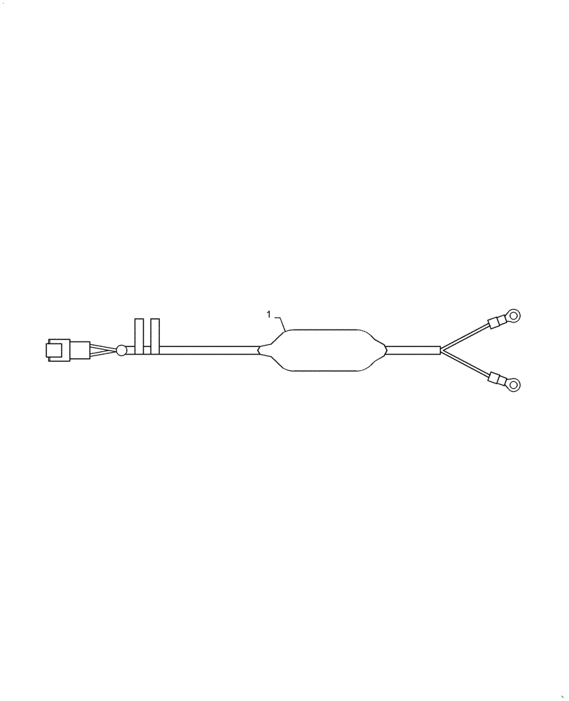 Схема запчастей Case IH 3555 - (55.404.AC[06]) - WORK SWITCH HARNESS TOW BETWEEN (55) - ELECTRICAL SYSTEMS