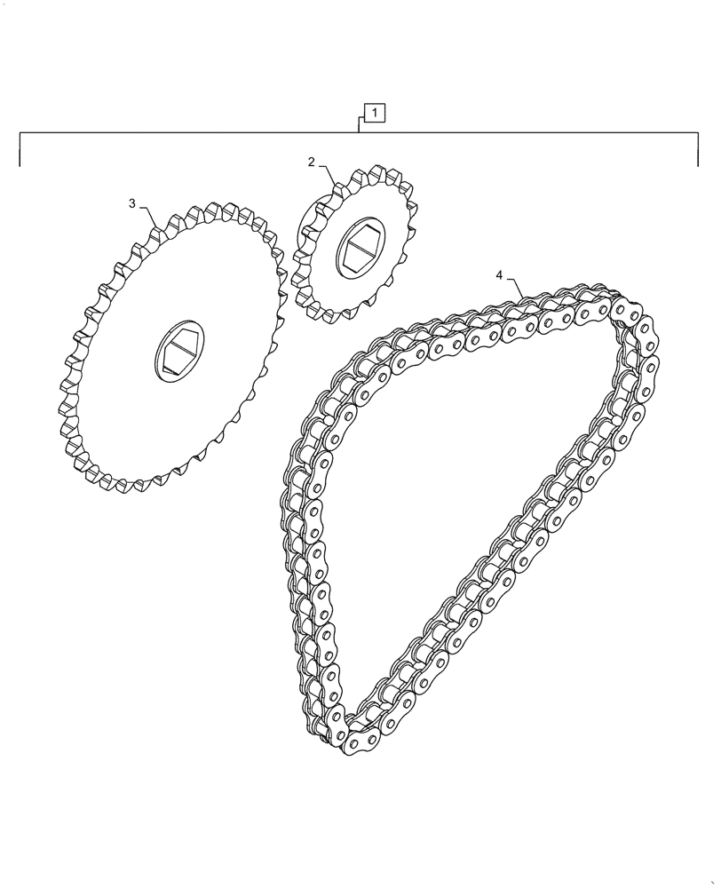 Схема запчастей Case IH 7088 - (88.100.60[02]) - DIA KIT, STONE TRAP DRIVE (88) - ACCESSORIES