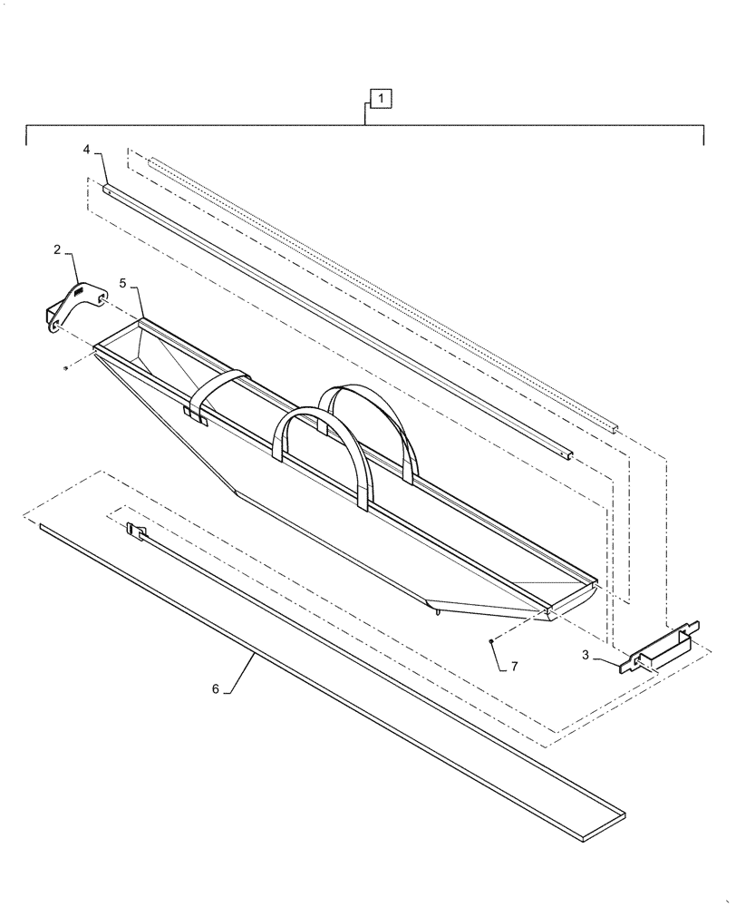 Схема запчастей Case IH 2355 - (88.100.61[01]) - CALIBRATION/CLEANOUT BAG (88) - ACCESSORIES